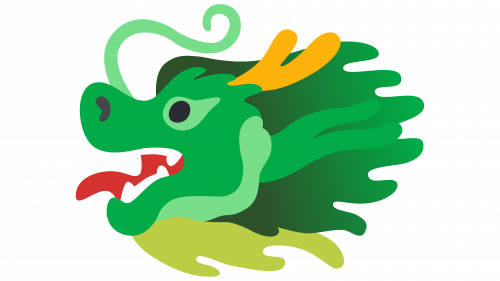 Émoticône de tête de dragon