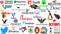 Entreprises avec des logos d’oiseaux. Logos d’oiseaux célèbres dans le monde entier