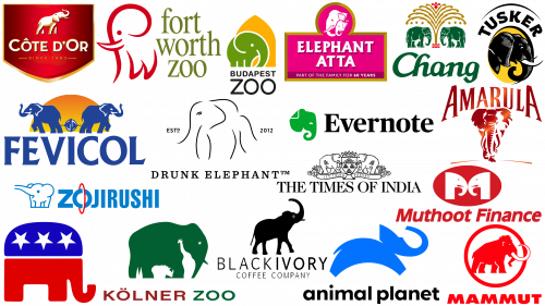Entreprises avec les meilleurs logos d'éléphant