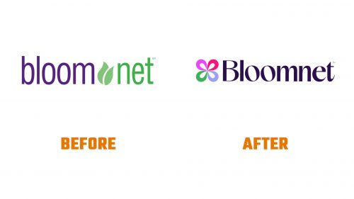 Évolution du logo de Bloomnet