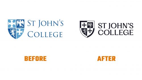 Évolution du logo de Durham University St John's College