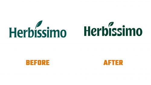 Évolution du logo de Herbissimo