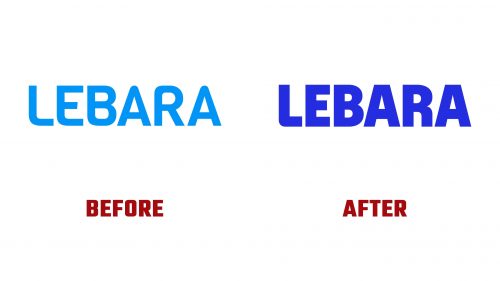 Évolution du logo de Lebara