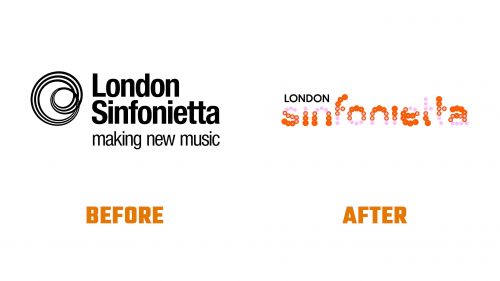 Evolution du logo de London Sinfonietta
