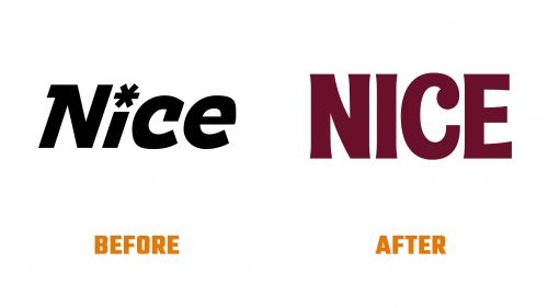 Évolution du logo de Nice