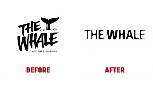 Evolution du logo de The Whale