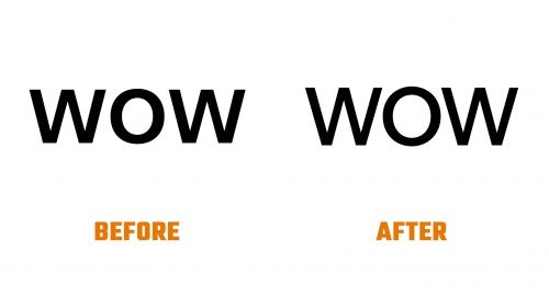 Évolution du logo de WOW