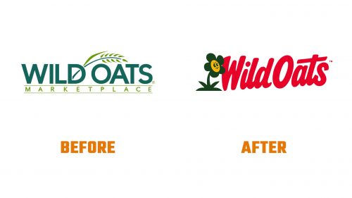 Évolution du logo de Wild Oats