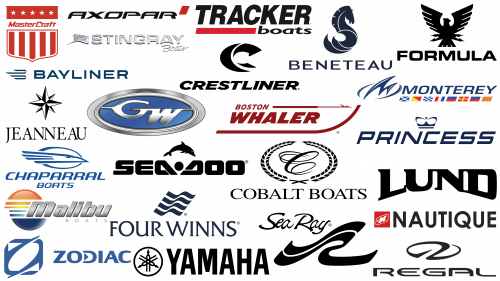 Fabricants de bateaux à moteur et leurs logos