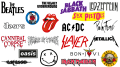 Histoire des logos de groupes de rock