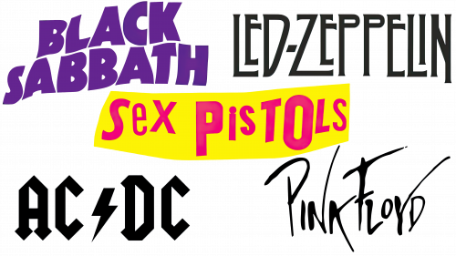 Histoire des logos de groupes de rock des années 1970