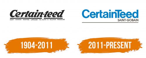 Histoire du logo de CertainTeed
