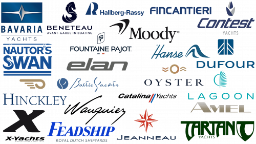Les fabricants de voiliers les plus populaires et leurs logos