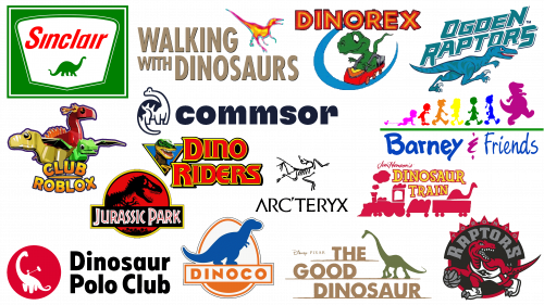 Les logos avec un dinosaure les plus célèbres
