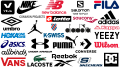 Les logos de marques de baskets les plus célèbres