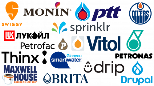 Les logos les plus célèbres avec une goutte