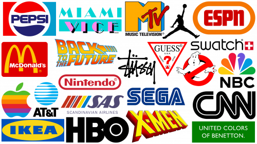 Les meilleurs logos des années 1980