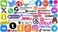 Les réseaux sociaux les plus célèbres et leurs logos