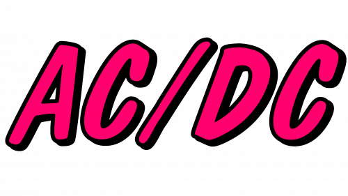Logo de AC DC 1976-1977