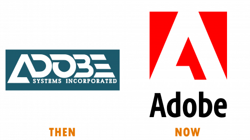 Logo de Adobe (hier et aujourd’hui)