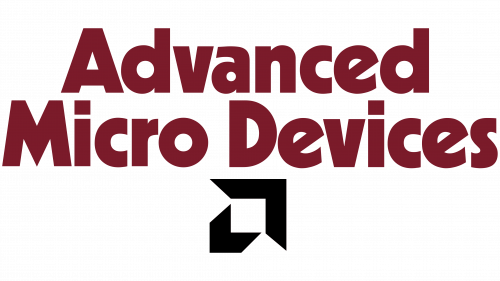 Logo de Advanced Micro Devices en 1995