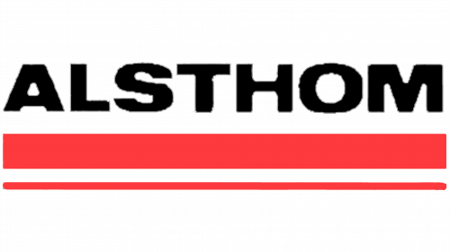 Logo de Alsthom en 1985