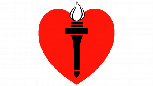 Logo de American Heart Association dans les années 1950-1995