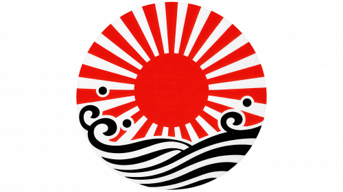 Logo de Asahi Breweries en 1957