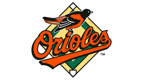 Logo de Baltimore Orioles 1995-1997