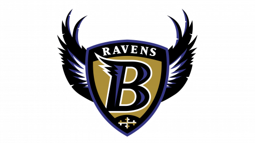 Logo de Baltimore Ravens 1996-1998