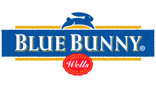 Logo de Blue Bunny en 1996