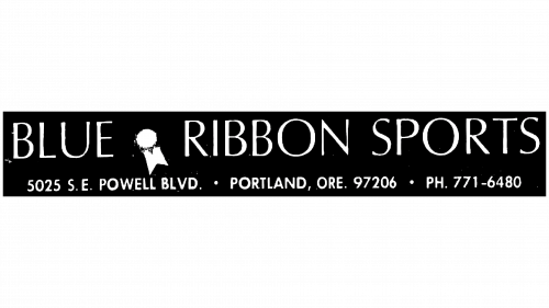 Logo de Blue Ribbon Sports en 1964