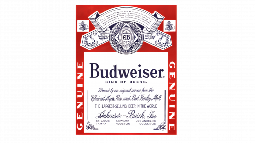 Logo de Budweiser en 1945