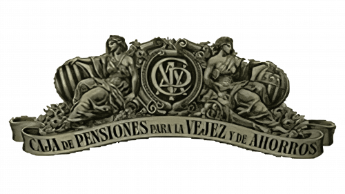 Logo de Caixa de Pensions per a la Vellesa i d'Estalvis en 1904