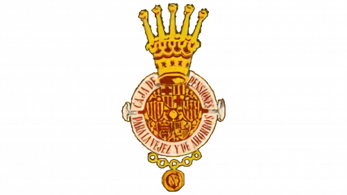 Logo de Caixa de Pensions per a la Vellesa i d'Estalvis en 1954
