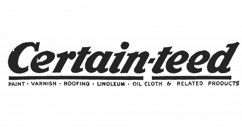 Logo de CertainTeed en 1904