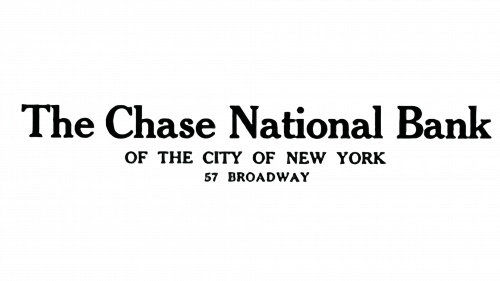 Logo de Chase National Bank 1877-1955