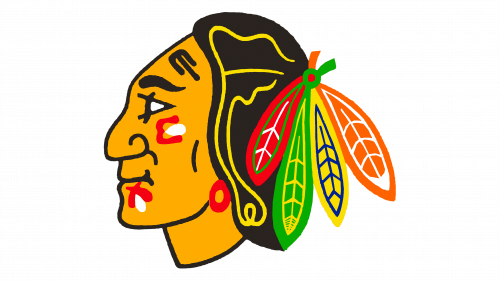 Logo de Chicago Blackhawks 1965-1989