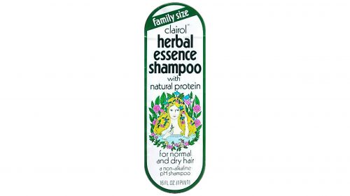 Logo de Clairol Herbal Essence Shampoo de 1978 aux annees 1980