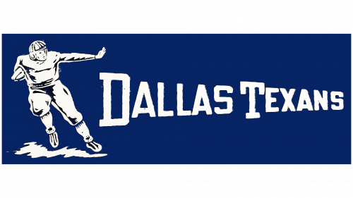 Logo de Dallas Texans en 1952