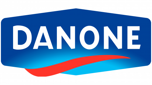 Logo de Danone en 1995