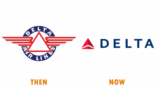 Logo de Delta hier et aujourd’hui