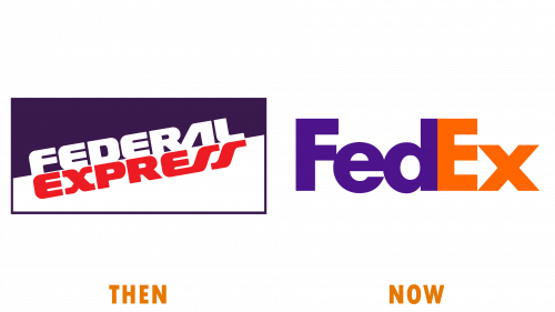 Logo de Fedex (hier et aujourd’hui)