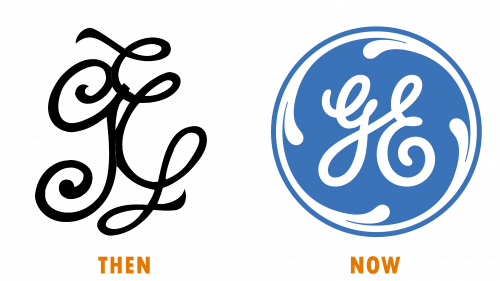 Logo de GE hier et aujourd’hui