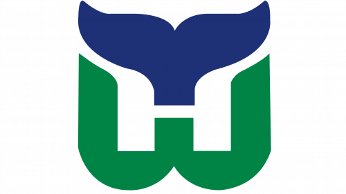 Logo de Hartford Whalers 1980-1992