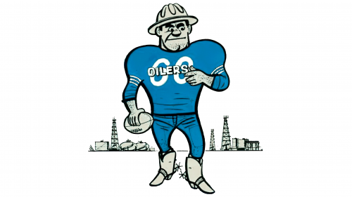 Logo de Houston Oilers 1961-1968
