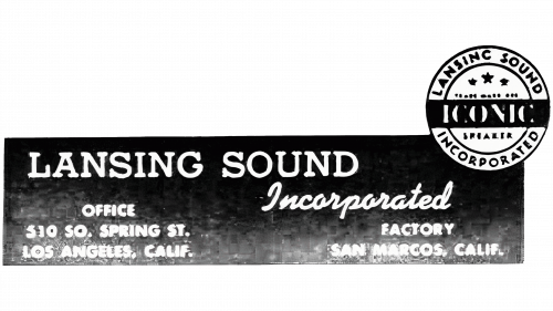 Logo de James B. Lansing Sound en 1946