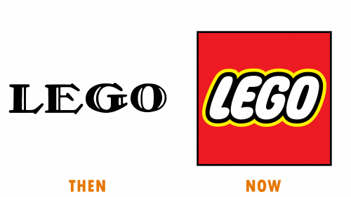 Logo de LEGO (avant et maintenant)
