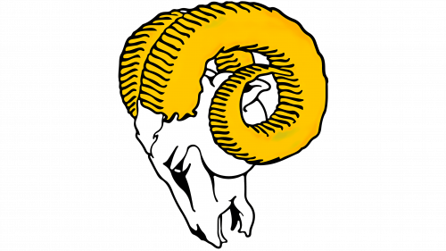 Logo de Los Angeles Rams 1951-1969