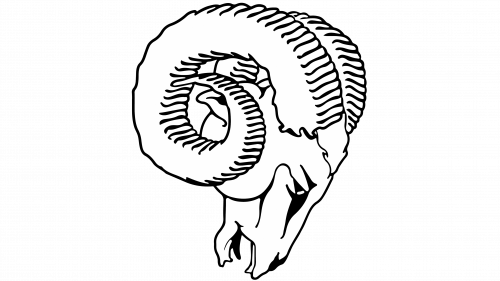 Logo de Los Angeles Rams 1970-1982